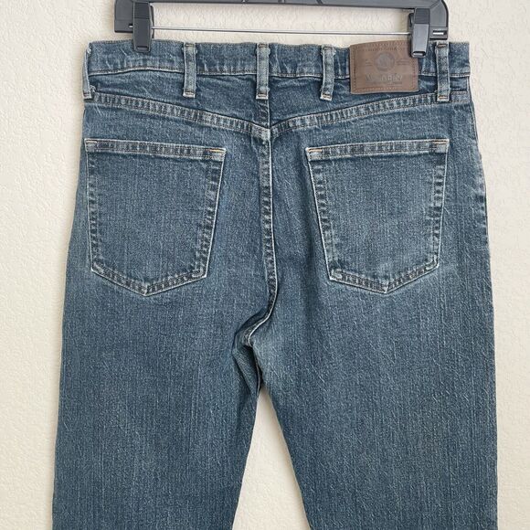 Wrangler Jeans Mens 34x30 Blue Regular Fit 9TRGAMD Denim Cowboy Western Casual - Picture 4 of 10